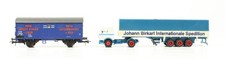H0 Roco ged. Güterwagen CSD Ep.3 mit Herpa MB Lastzug