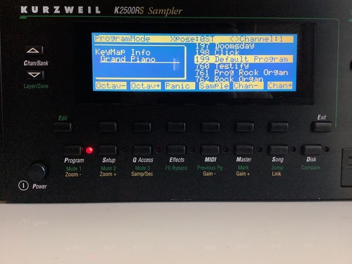 Kurzweil k2500rs with piano - k2500rs,