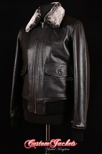 Herren G-1 SCHWARZ Bomber Top