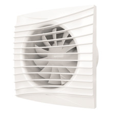 B-WARE WC Ventilator Abluftlüfter  ONDA 100 Rückschlagventil, standard, 100 mm