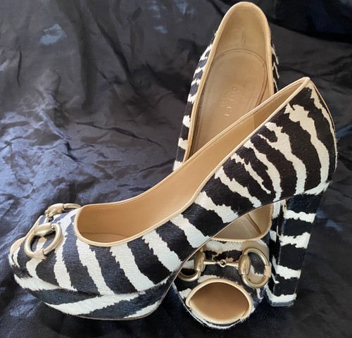 Schuhe pumps gucci zebra - schuhe,