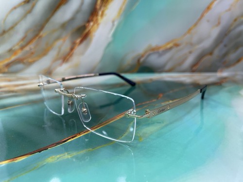 Cartier titanium brille gold - titanium,