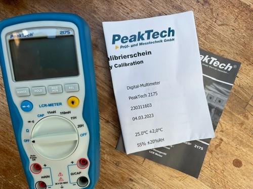 Lcr messgerät peaktech 2175 - messgerät,