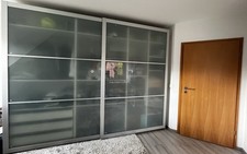 IKEA Pax Schrank, Weiß & Milchglas, 2-türig, 300x60x236 Cm Top zustand