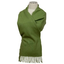 Schal 100% Olive Grün scarf