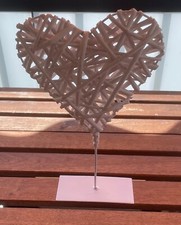 Skulptur, Dekoration, Holz, Deko, Weiß, Herz ❤️