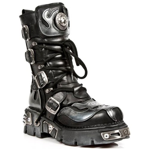 New rock schwarz silber 107 - rock,