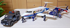 Playmobil Konvolut Polizei/Police Einsatz "Flugzeug"