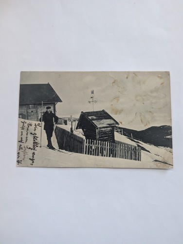 Ansichtskarte elsass winter - ansichtskarte,
