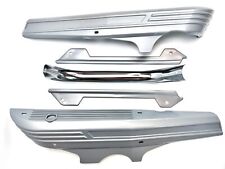 2 Trittbretter grau + Chromleiste + Metallstreben Hercules M3 M4 M5 P3 Seitenver