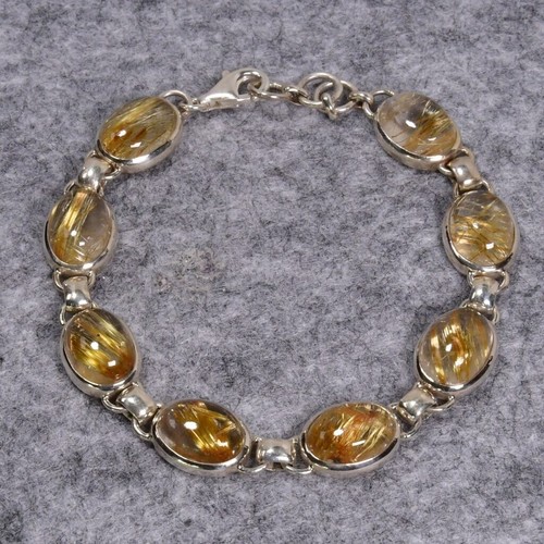 Rutilquarz armband 925er - armband,,