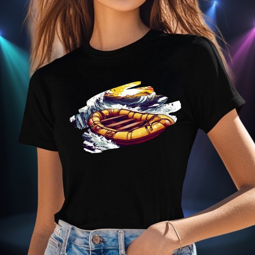 Frauen shirt rafting boot - frauen,