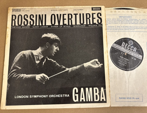 Sxl 2266 rossini overtures - 2266,