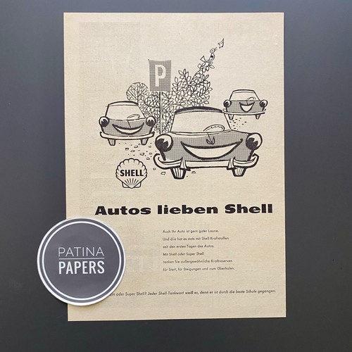 1960 autos lieben shell - shell, benzin