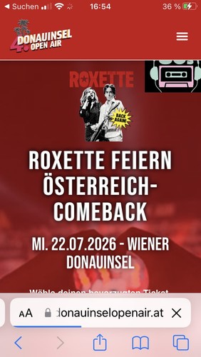 Stehplatztickets für - 2,