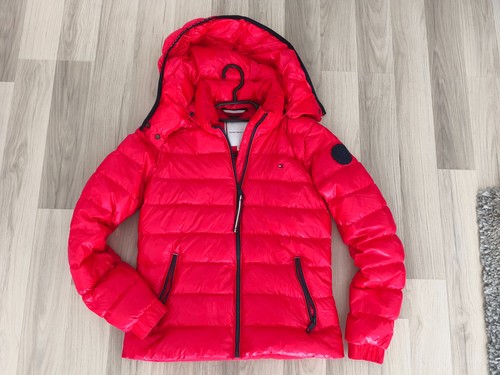 Tommy hilfiger daunenjacke rot - hilfiger,