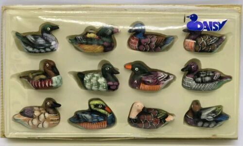 12x mini enten entenfiguren - mini,