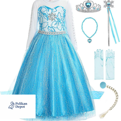 Prinzessin schneeflocke kleid - schneeflocke,