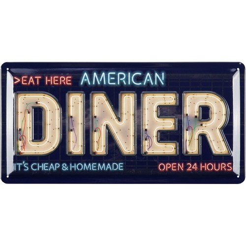 Blechschild retro american - blechschild,