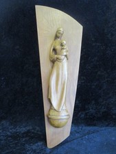 Religiöse holzfigur höhe - höhe, ca