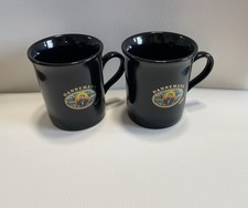 2 Dannemann Kaffee Tassen schwarz