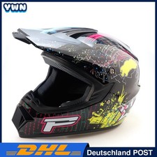 Schwarz Motorradhelm Graffiti