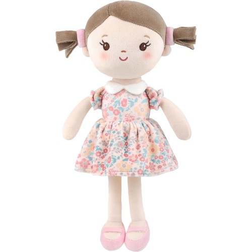 Kuschelige plüsch babypuppe - kuschelige, plüsch-babypuppe