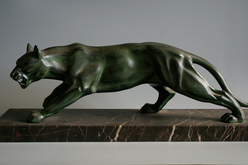 Antike art deco bronzierte - art,