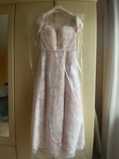 Standesamtkleid in Farbe Rosa / Orange Gr. 38