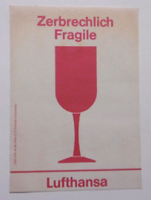 Werbe-Aufkleber Lufthansa