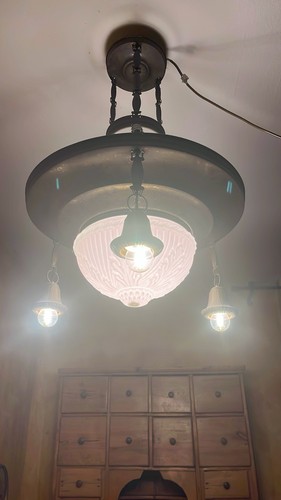 Antike art déco deckenlampe - antike,