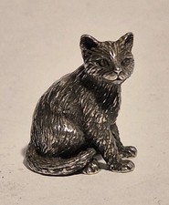 Setzkastenfigur sitzende Katze