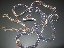 Hundleine-Führleine-Doppelleine, verstellbar für Hund und Pferde