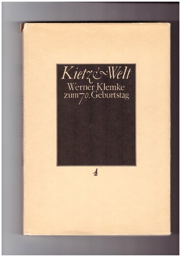 Kietz welt werner klemke - kietz, &