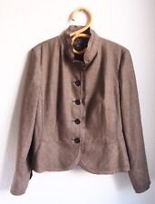s. Oliver Selection Blazer, Jacke Gr 40 Braun gestreift kariert Pepita Fischgrat