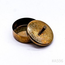 Vintage Messing Deckeldose