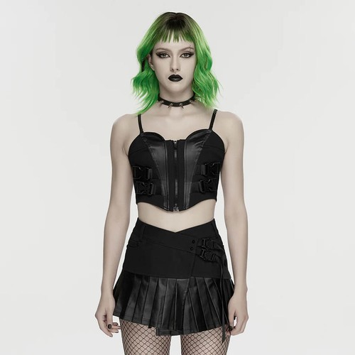 Punk rave crop top edge - punk,