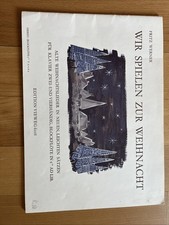 Fritz Werner Wir Spielen Zur Weihnacht  Für Klavier Und Blockflöte C Gebraucht