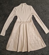 Damen kleid leder optik - damen,