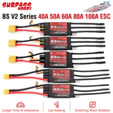 SURPASS HOBBY RC Boot Regler BS-V2 Brushless 40A 60A 80A 100A 32-Bit 5V/6V BEC