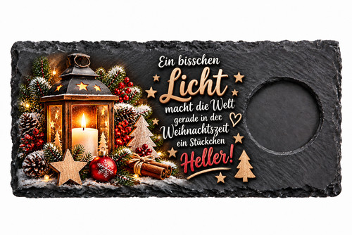 Druck schieferplatte - uv,