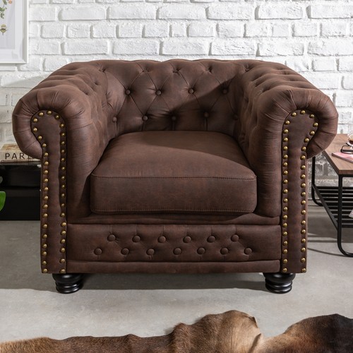 Chesterfield sessel 110cm - 110cm,
