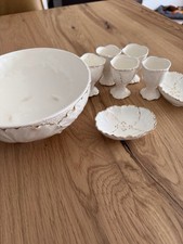 Antiken 5x Eierbechern Schale