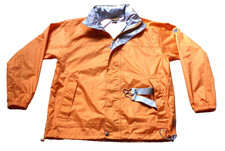 JEANTEX Vintage Damen Regenjacke mit Kapuze, Größe S/M, Gelb