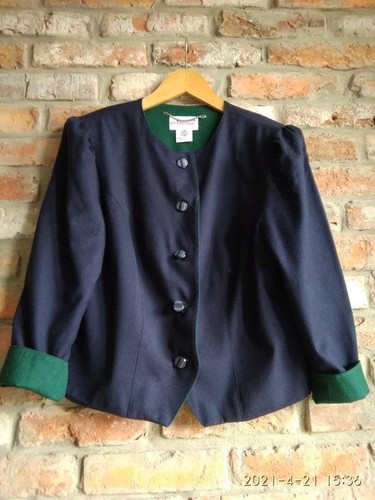 Women peter hahn blazer green - hahn,