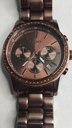 Dkny ny8349 damen chrono - chrono, braun