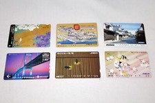 (tk081) 6 Telefonkarten: Japan, Korea, China ?, gebraucht