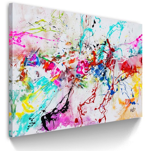 Leinwand bild abstrakt - leinwand,