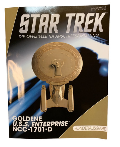 Gold uss enterprise 1701 - gold, 1701-d