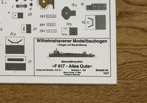 Wilhelmshavener modellbaubogen - wilhelmshavener,